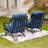 Reid Powder Coated Steel Outdoor Lounge Chair-1466657668