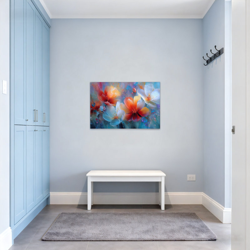 Plantes et fleurs, reproduction d'art sur toile