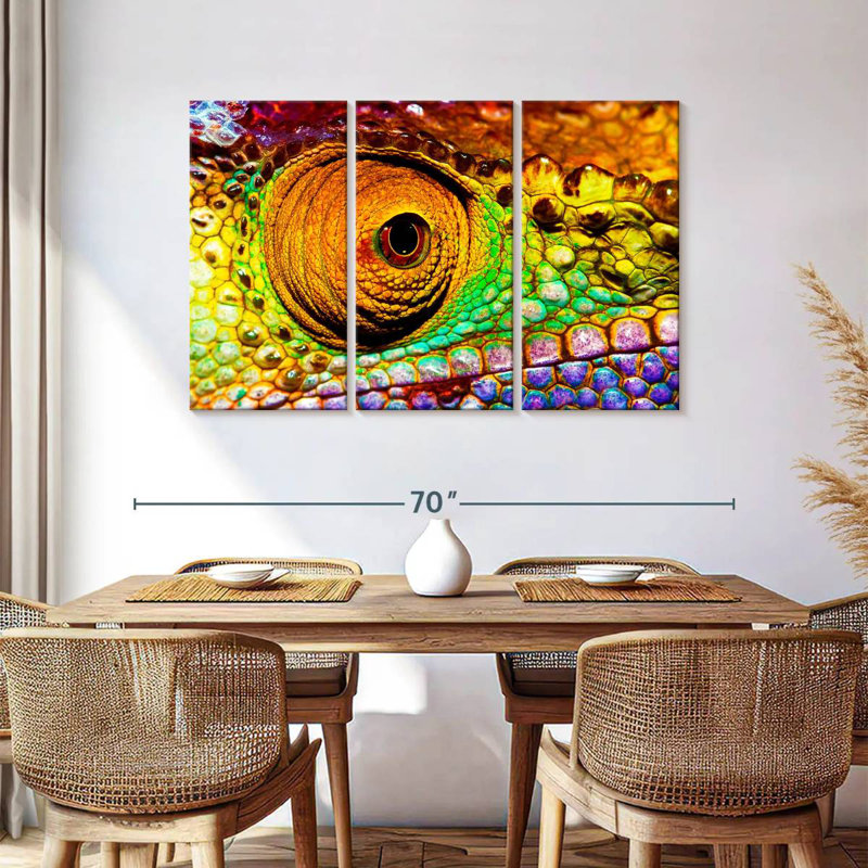 Eye Of Chameleon, 36" H x 57" W