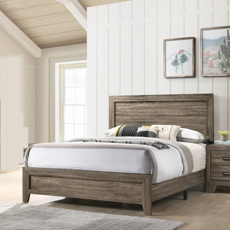Finition du tissu 1pc, Gris, Grand lit