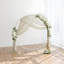 2 pièces d'arrangements floraux artificiels en forme d'arche de mariage-112864380