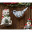 Ornement en forme de sittelle d'arbre de Noël Spode