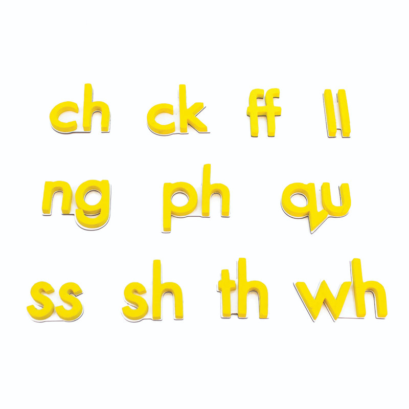 Rainbow Alphabet and Digraphs Magnetic Activities Learning