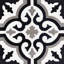 Fiore 8" x 8" Cement Patterned Wall & Floor Tile-95279352