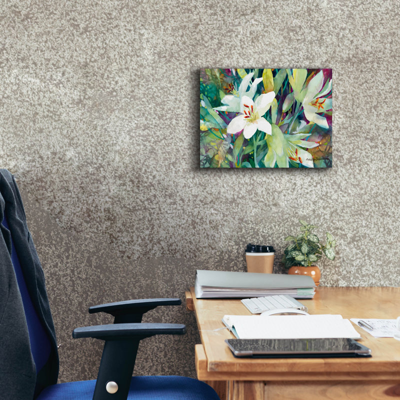 Art mural sur toile Winston Porter «Garden Architecture» par Annelein Beukenkamp, H 12 po x l 16 po x P 0,75 po