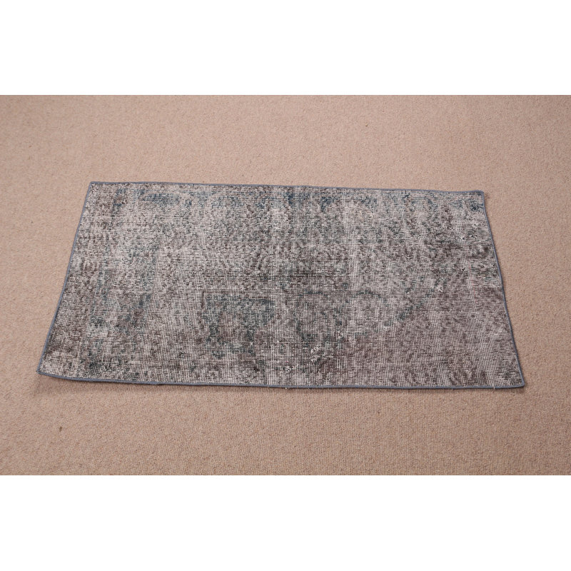 Tapis turc bleu parfait comme tapis de porte en laine ou petit tapis dans votre salon