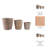 Handcrafted Pottery Clay Planter Set Of 3 - Modern Decorative Versatile Design-1300815746