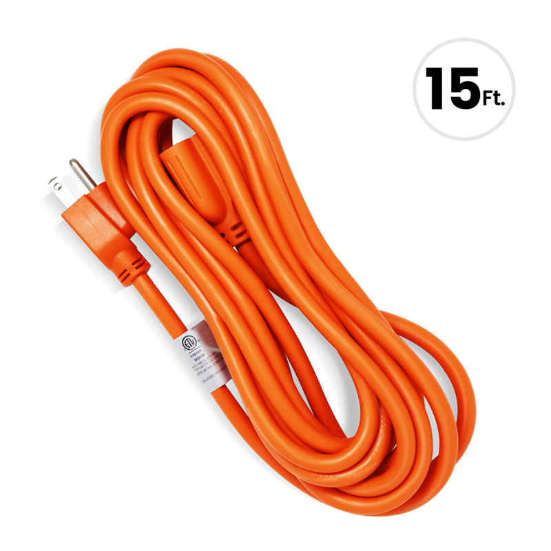 Outdoor Extension Cord, 9.50" H x 1.75" W x 3.75" D