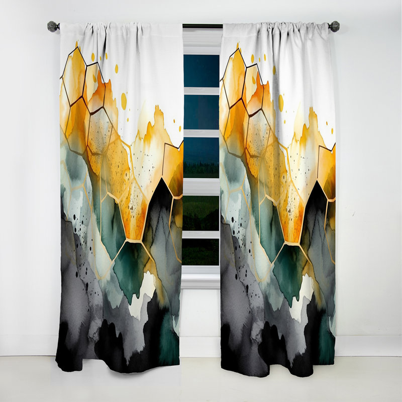 Gildan - Rideau scandinave - Rideau occultant sans motif - 1 panneau, L 52 po x L 90 po