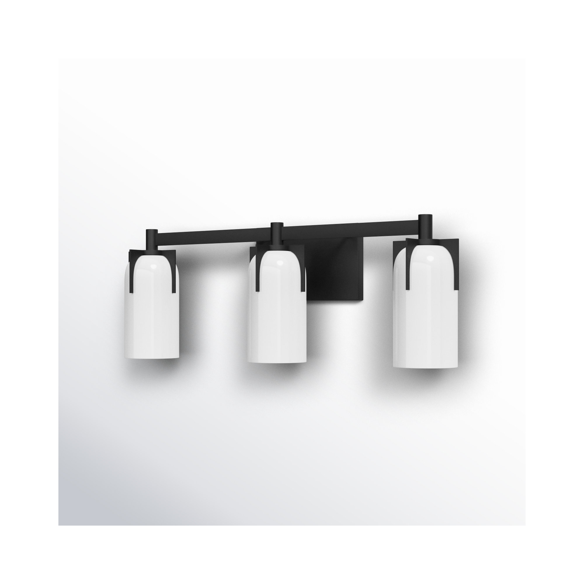 Irela 3 - Light Vanity Light, 8.5" H x 24" W x 24" D, 3 Lights, Black