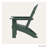 POLYWOOD Vineyard Curveback Resin Adirondack Chair-27659457