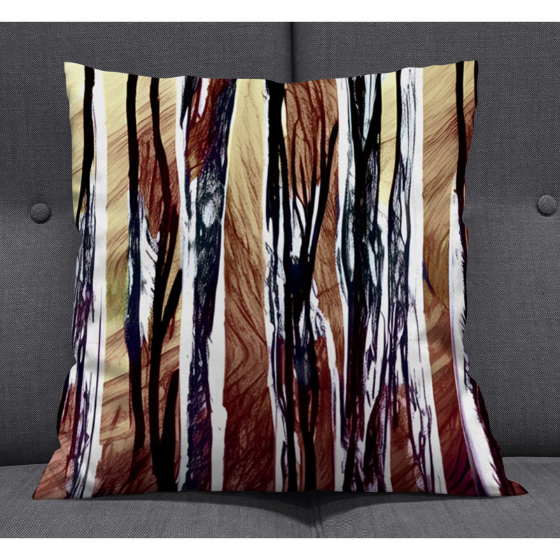 Coussin décoratif, Housse de coussin seulement - sans coussin, H 16 po x l 16 po