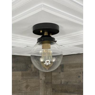 Nieve Glass Semi Flush Mount