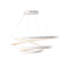 Yasmine Single Light Metal Dimmable LED Geometric Chandelier-535398709