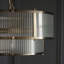 Anesty 5lt Pendant light finished in Ant. Brass