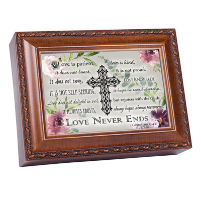 Boîte à souvenirs «Love is patient»
