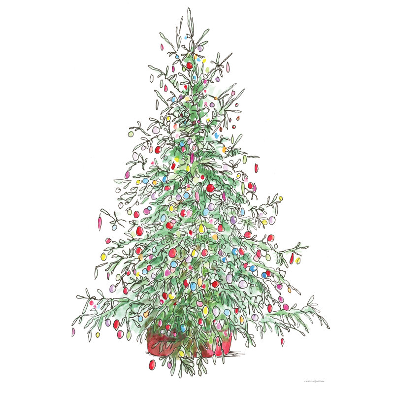 «Oh Christmas Tree» par Kamdon Kreations, H 16 po x l 12 po
