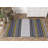 Gray Themed Stripe Sectioned Patterned Modern Decorative Rug-737569653