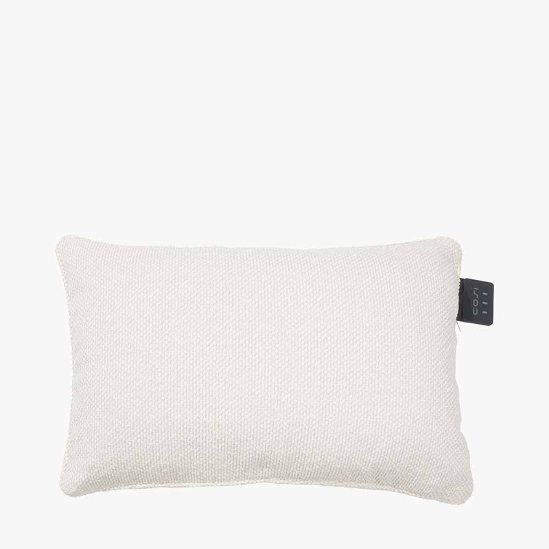Cosipillow Indoor / Outdoor Chevron Rectangular Lumbar Cushion, Cream
