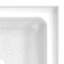 DreamLine DreamStone P 38 po x l 38 po. Ensemble de base et de mur blanc à motif de métro traditionnel