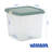 Wham Clip Square Plastic Storage Boxes with Secure Clip Lock Lids Clear/Stone/Slate Grey-1358183933-1358183934