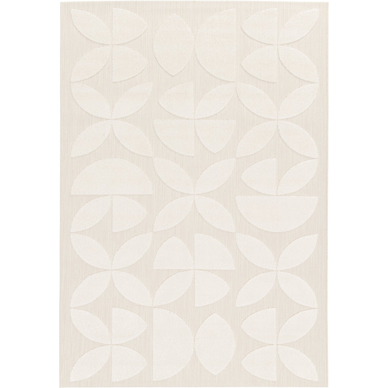 Floral Indoor / Outdoor Area Rug, Rectangle 200 x 230 cm
