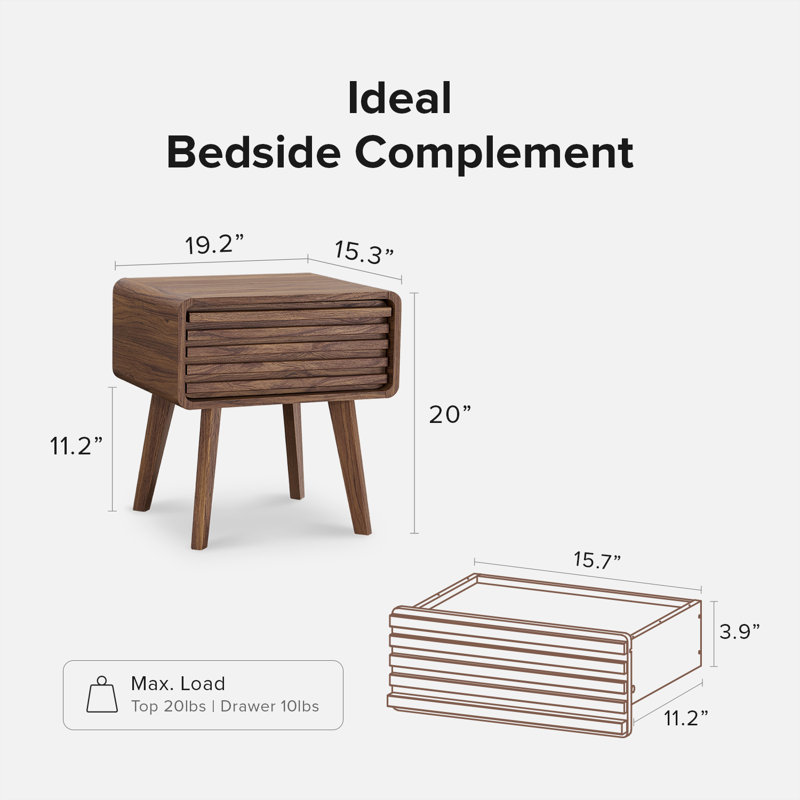 Howie End Table Set with Storage