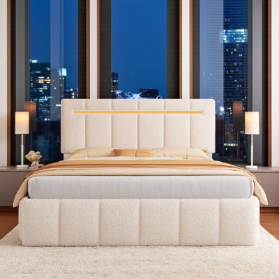 Upholstered Ottoman Storage Bed