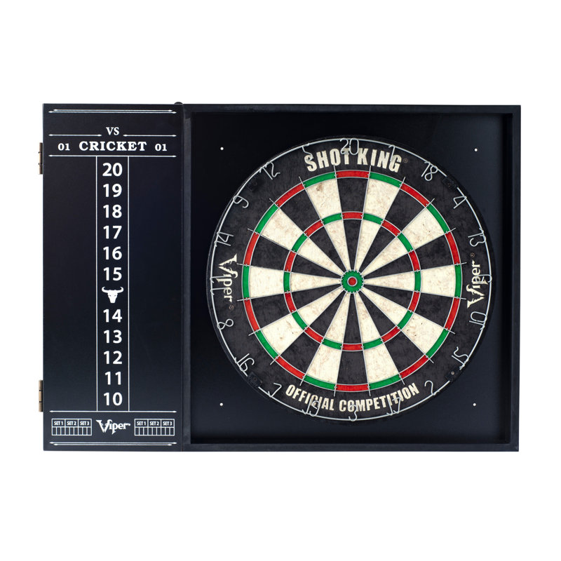 Ensemble de jeu de fléchettes et de panneau de jeu Viper Steadfast Bristle