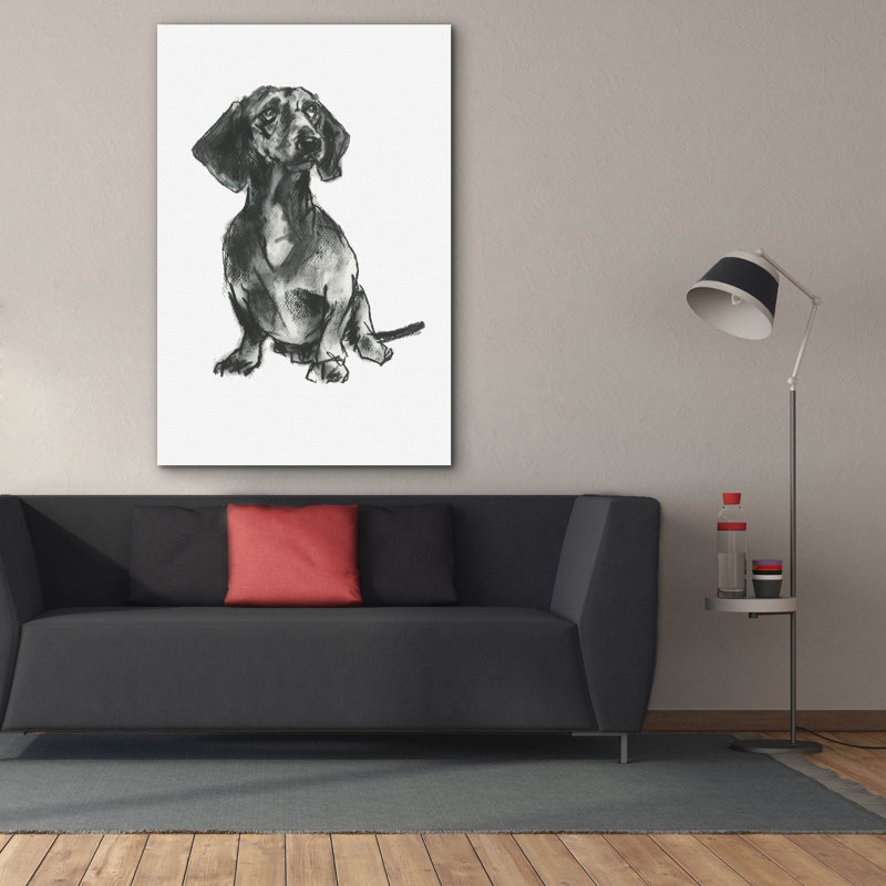 Toile épique Graffiti «Doggy Expressions 4» par Cartissi, 40 po x 60 po