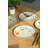 Premium Dessert Plate Set (4 Pieces), 7.9 x 7.9 x 0.8 inches | 100% Porcelain, Dishwasher & Microwave Safe | Elegant Design for Serving Desserts, Appetizers & Snacks, Perfect for Parties & Everyday Use