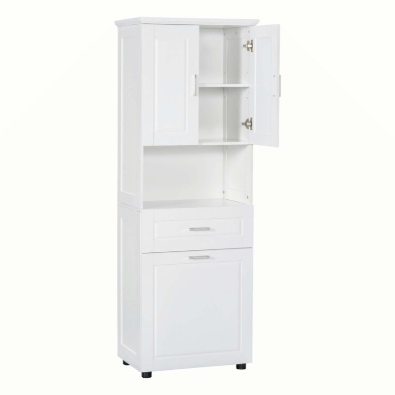 Suphi Freestanding Bathroom Cabinet, White