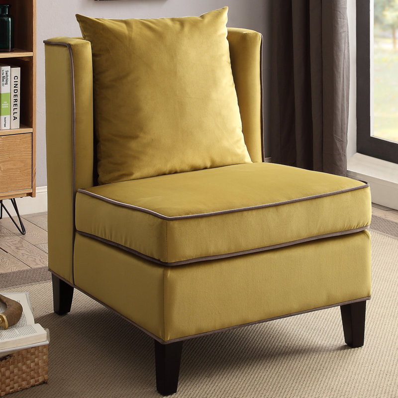 Fauteuil de chambre Albion, Jaune