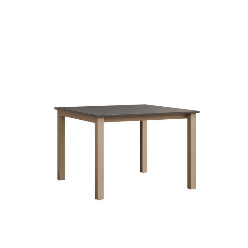 Table de salle à manger extensible Berlin Berkley, Argent platine, Sarcelle