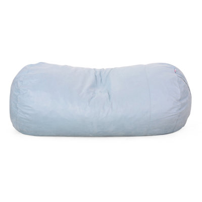 Pouf en microfibre de 2,4 m (8 pieds) - Confortable et adapté à tous les espaces. Housse amovible et facile à nettoyer. Rembourrage en mousse haute densité. Profondeur de 2,1 m (84 po). Confort contemporain. Parfait pour se détendre dans une salle de billard. Fermeture éclair.