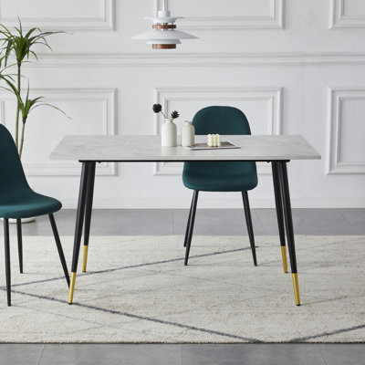 Table de salle à manger rectangulaire L 51,18 po x l 29,6 po Winser