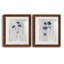 Indigo Botanical III - ensemble de 2 reproductions d'impressions-827887965-827887986-827887985