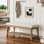 Banc de rangement rembourré l 44 po Hahnville