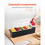 Plateau de service froid 6 compartiments avec couvercle pour fruits
