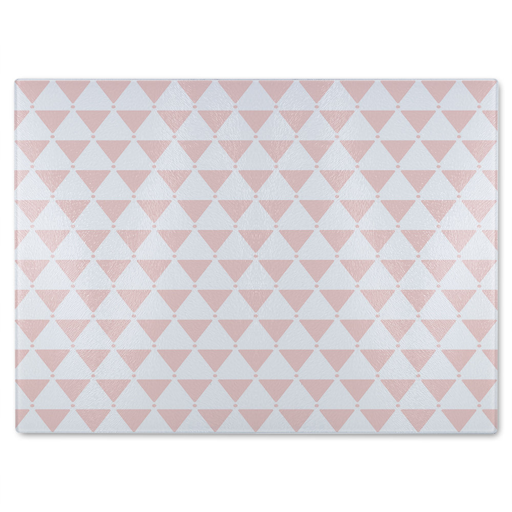 Triangles Glass Chopping Board