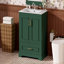Meuble-lavabo de 30 po avec lavabo, panneau de fibres à densité moyenne et cadre en bois massif, 1 tiroir de séparation et 2 portes à fermeture en douceur