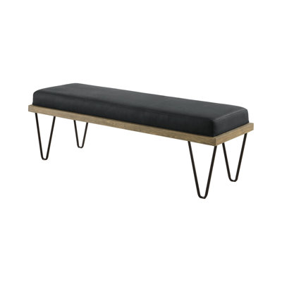 Evadale 100% Polyester Bench by Wade Logan