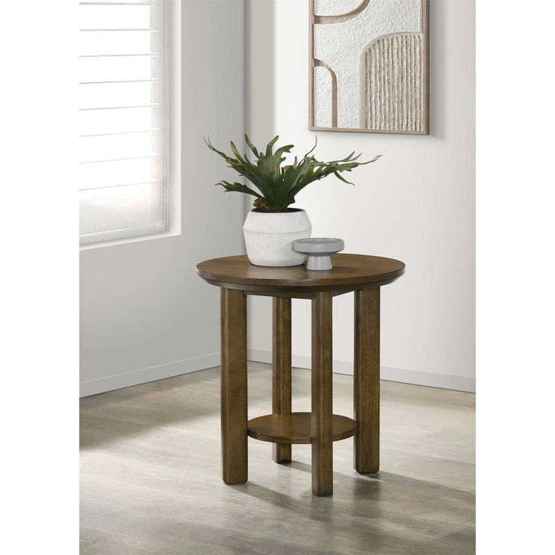 Table de bout Crispin Brown 22 po