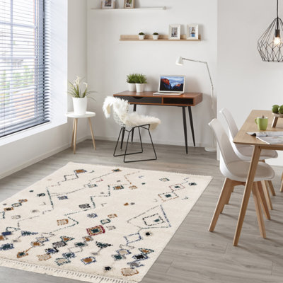 Achillefs Moroccan Shag Area Rug