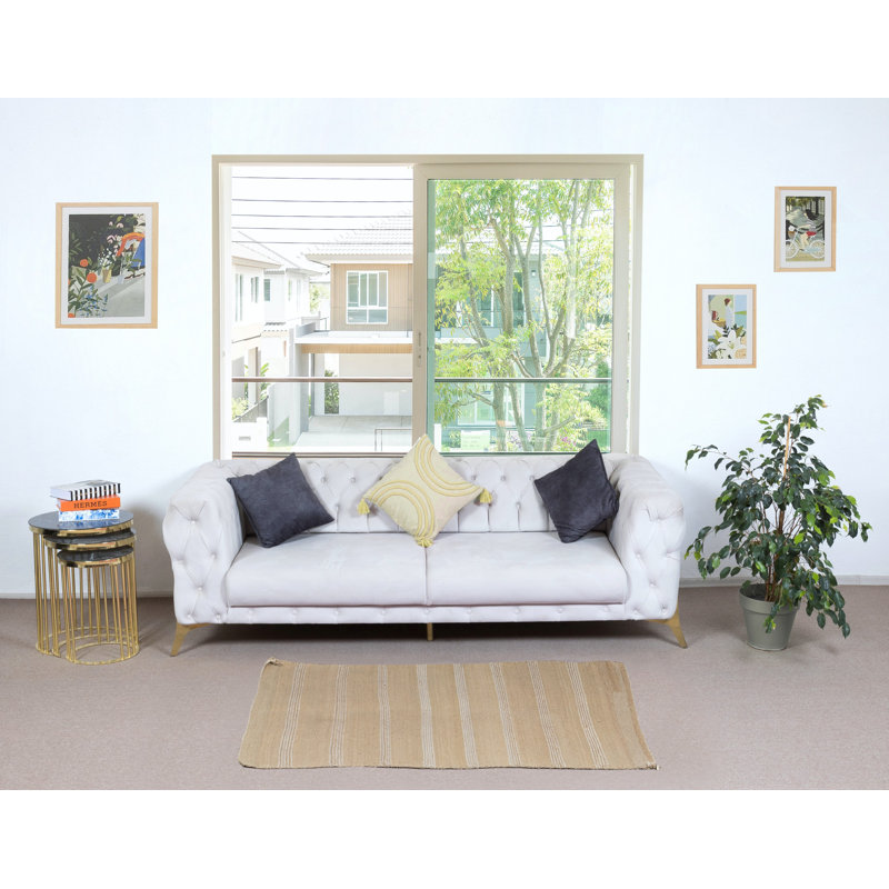 Kilim turc tissé rayé. 100% laine. Tapis vintage à tissage plat