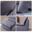 Fauteuil à billes gris à compression douce pour le salon, la chambre à coucher et le bureau