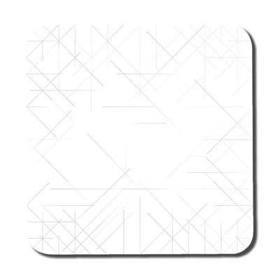 Cork and Polyester Agate Ceramic Jute Leather Crystal Square Round 6 Piece Coaster Set