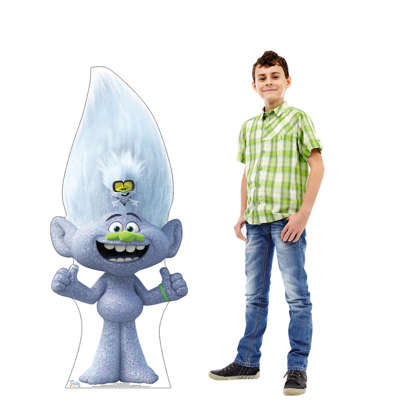 Tiny & Guy Diamond Trolls World Tour Lifesize Cardboard Cutout
