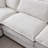 105" Modular Sectional Couch,Upholstered Soft Chenille Fabric Sofa,3 Seater With Ottoman L Shape Sofa-581128007