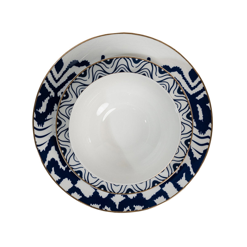 Suai Bone China Dinnerware Set 12 Piece - Service for 4